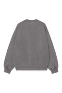 Carhartt WIP VISTA SWEAT - BLACK GARMENT DYED