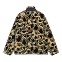 Carhartt WIP PRENTIS LINER - CAMO DUCK featuring a camouflage design on a midweight polyester pile outer shell.