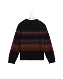 WAX LONDON WILDE CREW THICK KNIT -BLACK / DARK MULTI