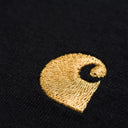 Carhartt WIP CHASE TEE- BLACK/GOLD