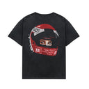 DUKE + DEXTER DR1 HELMET T-SHIRT - VINTAGE BLACK