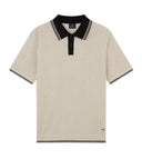 PS PAUL SMITH KNITTED POLO  - OFF WHITE