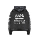 DUKE + DEXTER RODEO TEAM ZIP HOODIE - VINTAGE BLACK