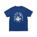SNOW PEAK SP FIREPLACE DRY TEE - BLUE