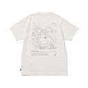 SNOW PEAK HQ TOPOGRAPHIC MAP TEE - OFF WHITE