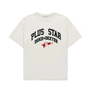 Duke + Dexter PLUS STAR TEE - VINTAGE WHITE
