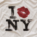 Duke + Dexter I KISS NY TEE - VINTAGE WHITE