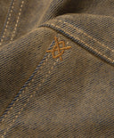 Daily Paper Velvet Shield Denim Jacket - Brown