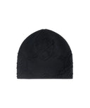 Daily Paper Textured Shield Skull Cap Beanie - Black