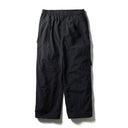 SNOW PEAK NYLON TUSSAH UTILITY STORAGE PANTS - BLACK