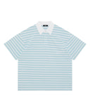 SUMMIT RUGBY POLO - BLUE STRIPE