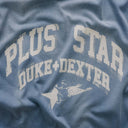 Duke + Dexter PLUS STAR TEE - WASHED NAVY