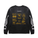 DUKE + DEXTER DR3 SPONSORS WAFFLE T-SHIRT - VINTAGE BLACK
