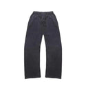 Dark gray sweatpants on a white background