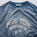 Duke + Dexter PLUS STAR TEE - WASHED NAVY