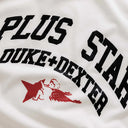 Duke + Dexter PLUS STAR TEE - VINTAGE WHITE