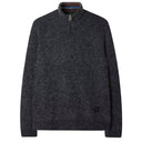 PS PAUL SMITH MOHAIR ZIP NECK - BLACK