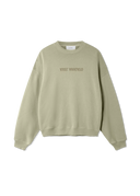 AXEL ARIGATO DISTORT WASHED SWEATSHIRT - DUSTY GREEN