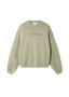 AXEL ARIGATO DISTORT WASHED SWEATSHIRT - DUSTY GREEN