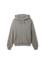 AXEL ARIGATO DISTORT WASHED HOODIE - STEEL GREY