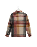 WAX LONDON NOLAN OVERSHIRT - NATURAL MULTI