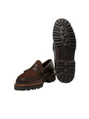 G.H.Bass Weejuns 90s Larson Penny Loafers - Chocolate Leather