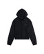 DAILY PAPER BOXY ZIP UP HOODIE - BLACK
