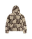 DAILY PAPER BURNED SHIELD SHERPA JACKET - OFF WHITE