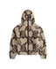 DAILY PAPER BURNED SHIELD SHERPA JACKET - OFF WHITE