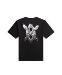 DAILY PAPER BURNING SHIELD TEE - BLACK