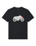 DEUS EX MACHINA Drovers Dog Tee - Black  (Box Fit)