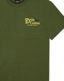 DEUS EX MACHINA BEEP-BEEP TEE - PINE GREEN (BOX FIT)