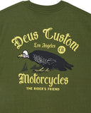 DEUS EX MACHINA BEEP-BEEP TEE - PINE GREEN (BOX FIT)