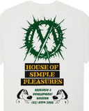 DEUS EX MACHINA OFFICE MOSIQUE TEE - VINTAGE WHITE (OVERSIZED)