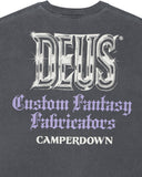 DEUS EX MACHINA METAL FABRICATOR TEE - ANTHRACITE (OVERSIZED)