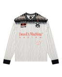 DEUS EX MACHINA ARRII MOTO JERSEY - FLAME WHISPER WHITE