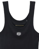 DEUS EX MACHINA LADIES JUNE SHIELD TANK - BLACK