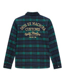 DEUS EX MACHINA Maxwell Check Shirt - Green Check