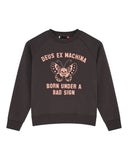 DEUS EX MACHINA Bad Sign Crew - Anthracite Grey (Loose Fit)