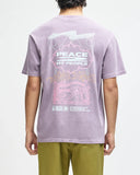 DEUS EX MACHINA Easy Peacey Tee - Grape Purple (Loose Fit)