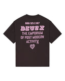 DEUS EX MACHINA Upstairs Tee - Anthracite Grey (Oversized Fit)