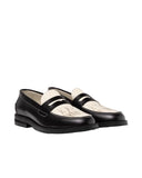 Duke + Dexter Wilde Dobermann Penny Loafer - Black + White