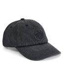 DEUS EX MACHINA SHIELD GARMENT DYED DAD CAP - BLACK