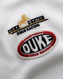 Duke + Dexter DR4 Track Waffle Top - White
