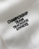 Duke + Dexter DR4 Track Waffle Top - White