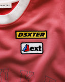 Duke + Dexter DR4 Racing Patch Sweatshirt - Red + Oat Marl