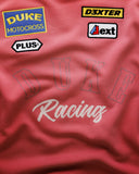 Duke + Dexter DR4 Racing Patch Sweatshirt - Red + Oat Marl