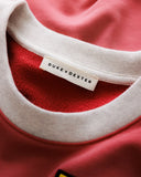 Duke + Dexter DR4 Racing Patch Sweatshirt - Red + Oat Marl