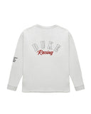 Duke + Dexter DR4 Track Waffle Top - White