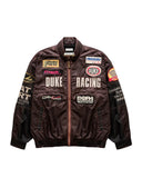 Duke + Dexter DR4 Trackside Bomber Jacket - Vintage Mauve